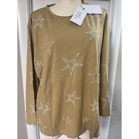 Medium NWTWomen’s Blouse Distressed Embroidered Kyla Seo - Picture 9 of 10